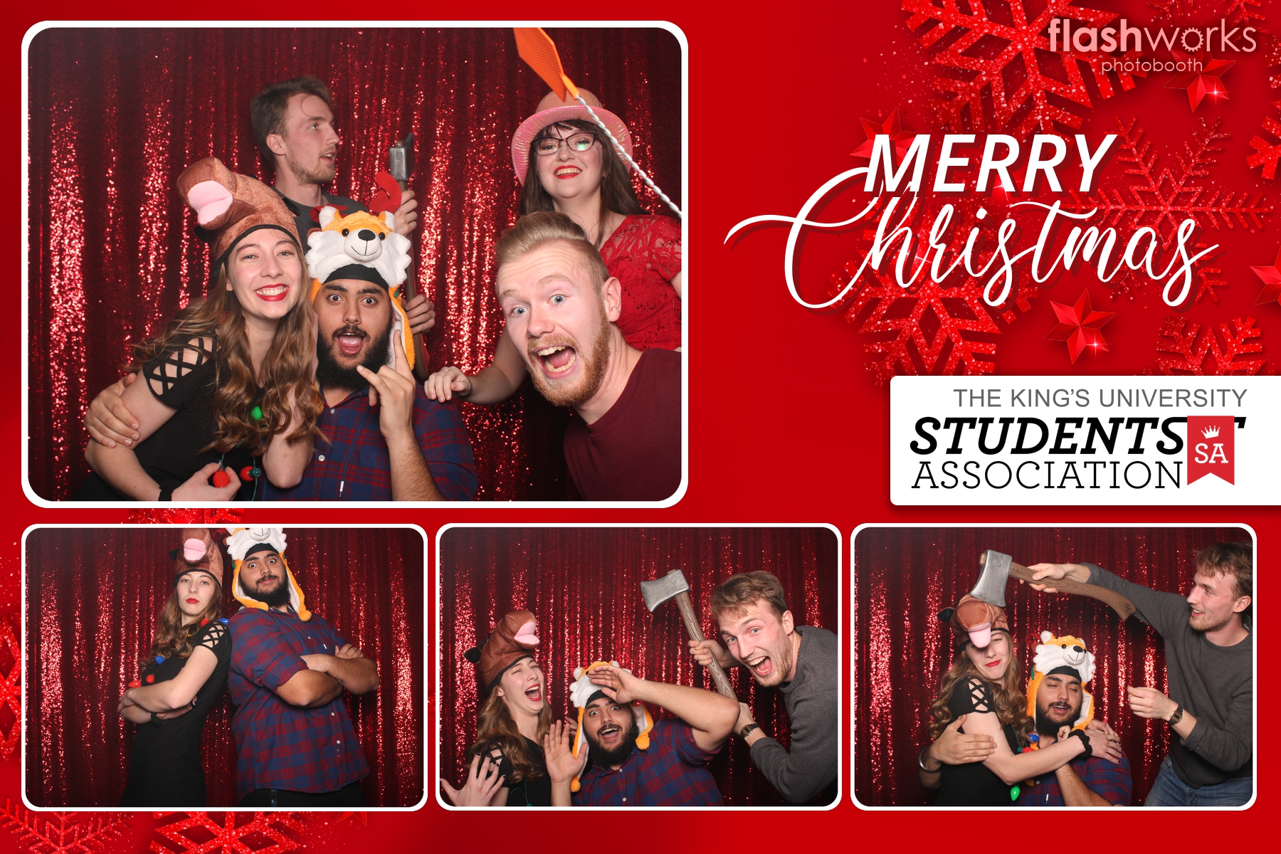 Kings Christmas Party | View more photos from the event at gallery.flashworksphotobooth.com/u/FlashworksPhotoboothInc/Kings-Christmas-Party